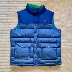 Patagonia Down Bivy Vest in Blue, Men's, Size Large